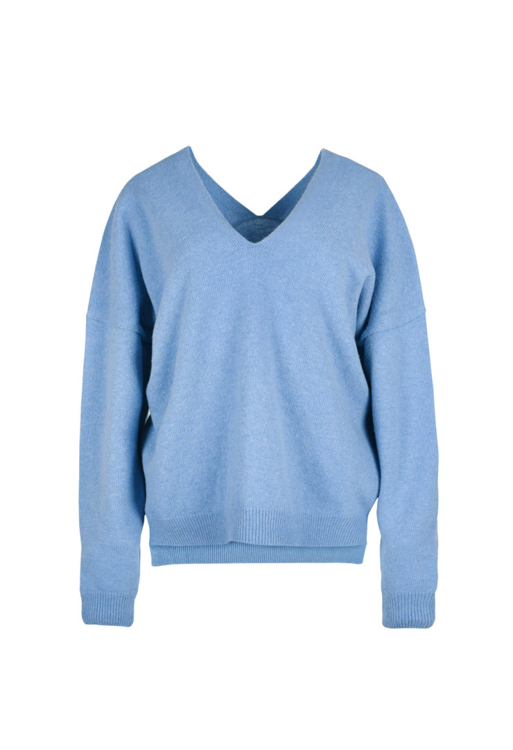 Loro Piana Kaszmirowy sweter niebieski W stylu casual Moda Swetry Kaszmirowe swetry 